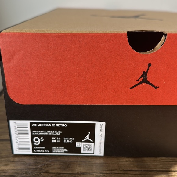 Brand New Air Jordan 12 Retro Men’s Size 9.5 - Picture 3 of 4